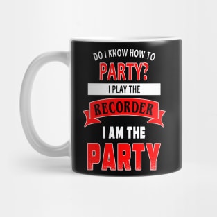 Recorder Party Mug